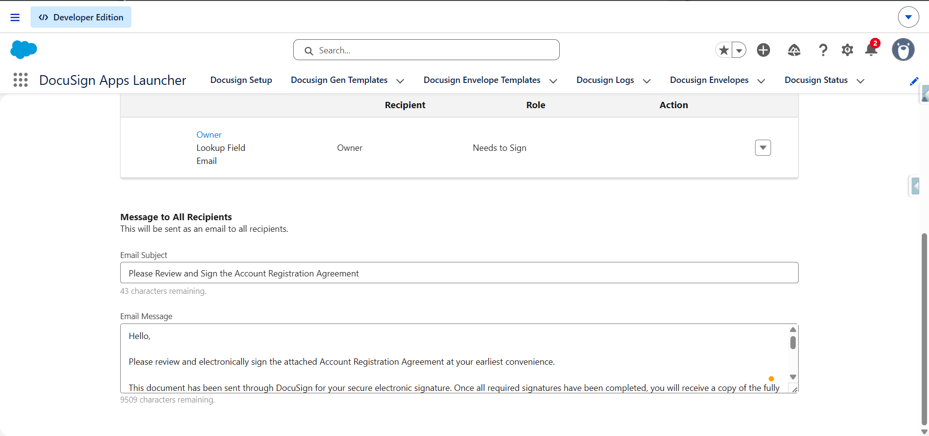 DocuSign Step 13