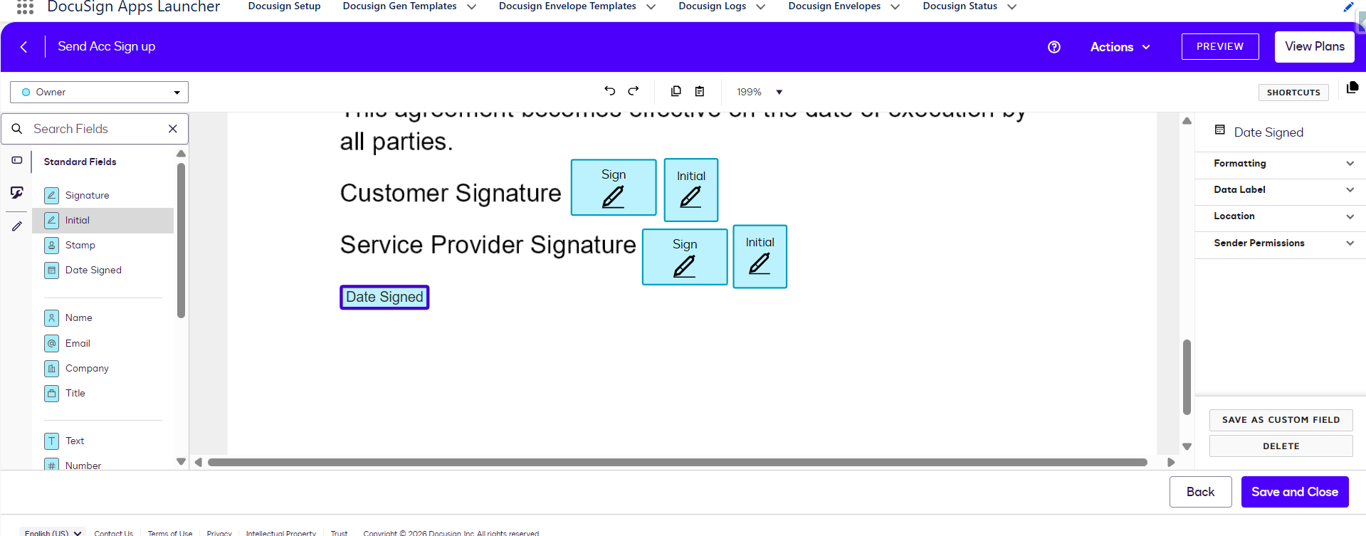 DocuSign Step 16