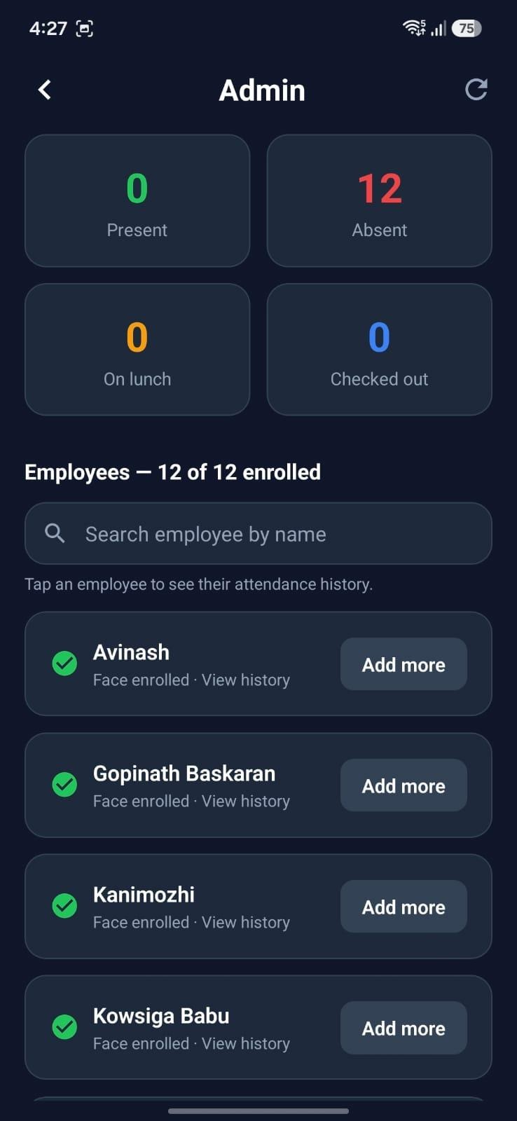 FaceFlow AI Five
