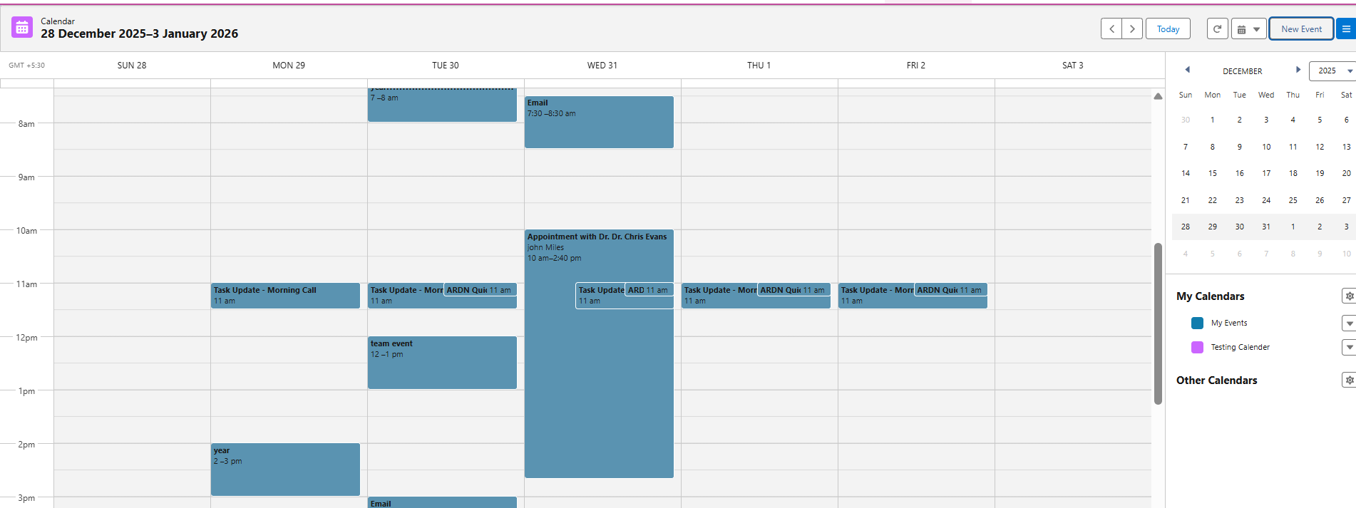 Google Calendar Integration Salesforce Step 3
