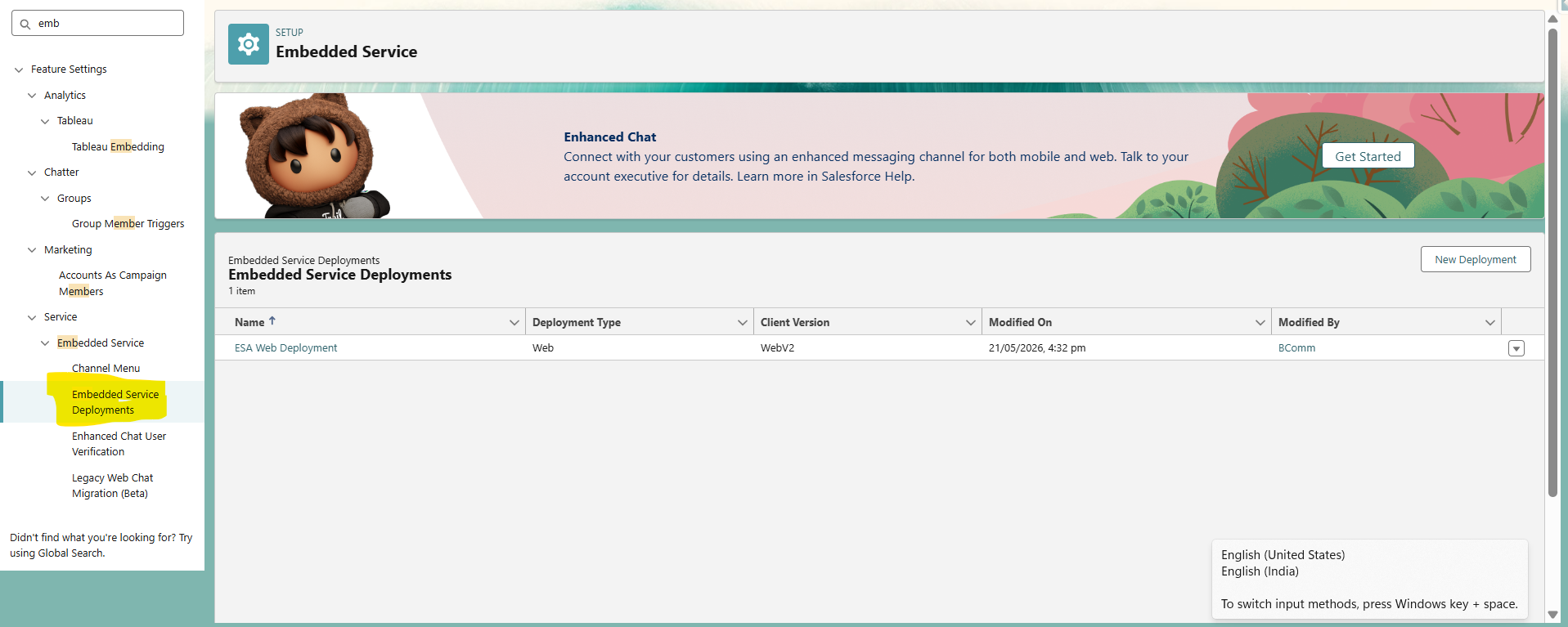 Product Inquiry Chat Launch Step 1