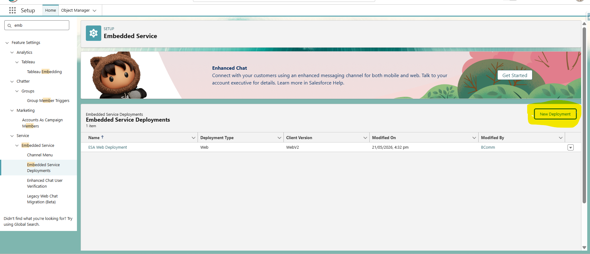 Product Inquiry Chat Launch Step 2