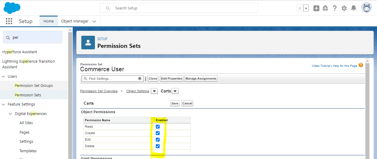 Salesforce B2B Commerce Cloud Store Set Up Step 17