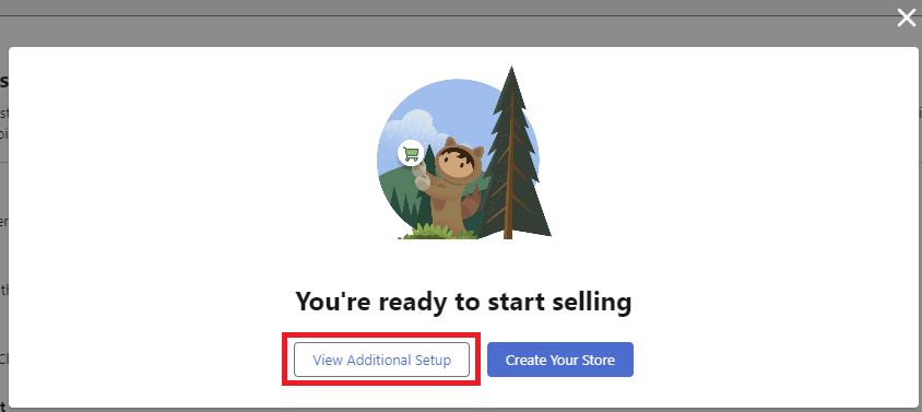 Salesforce B2B Commerce Cloud Store Set Up Step 22