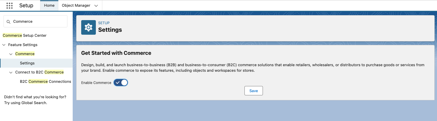 Salesforce B2B Commerce Cloud Store Set Up Step 4
